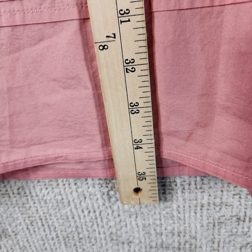 A New Day Pink Cotton Midi Skirt Womens M Boho Bric-Brac Pintuck Casual NEW - Picture 7 of 13